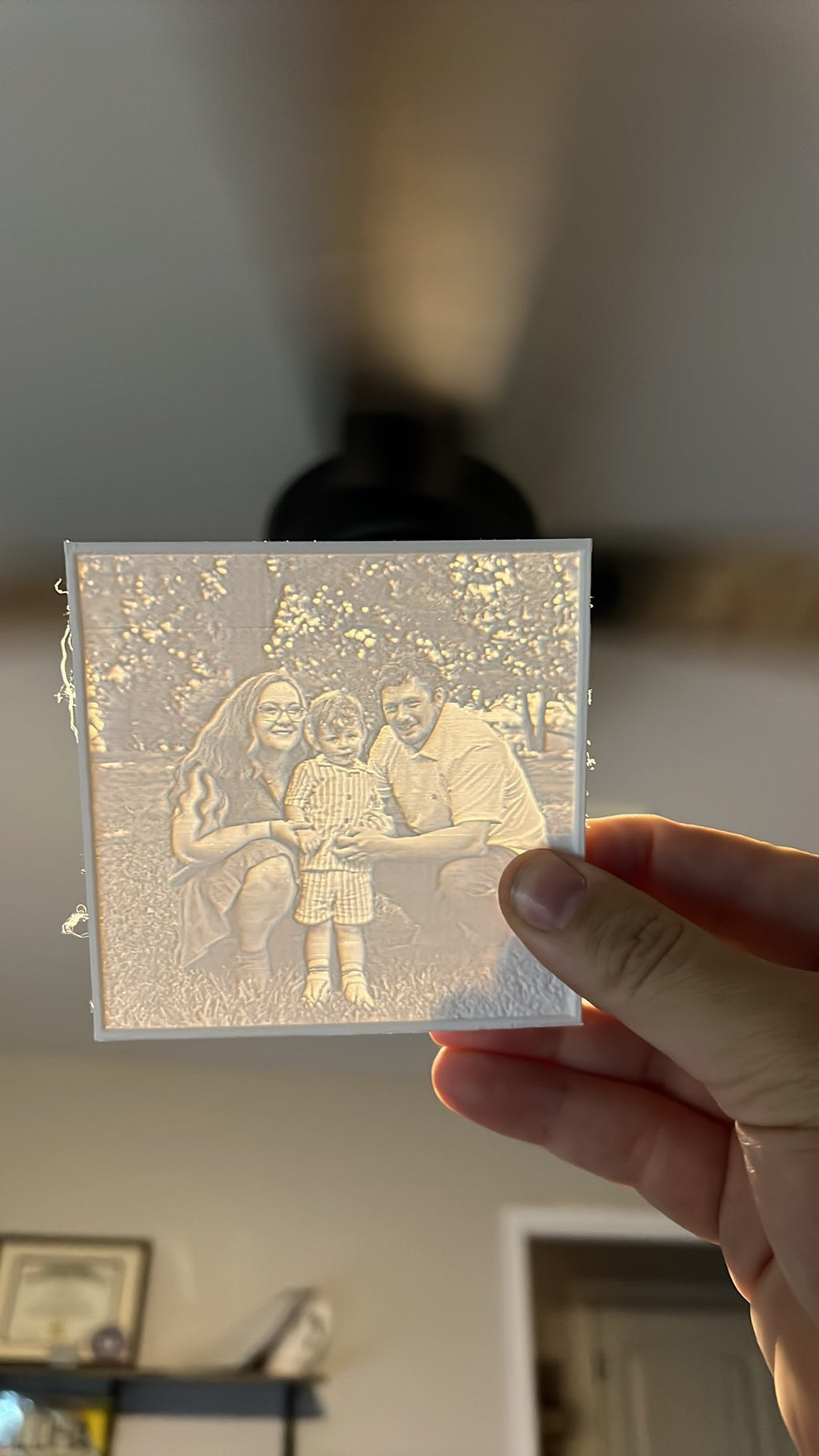 Custom Light-Up Picture Box