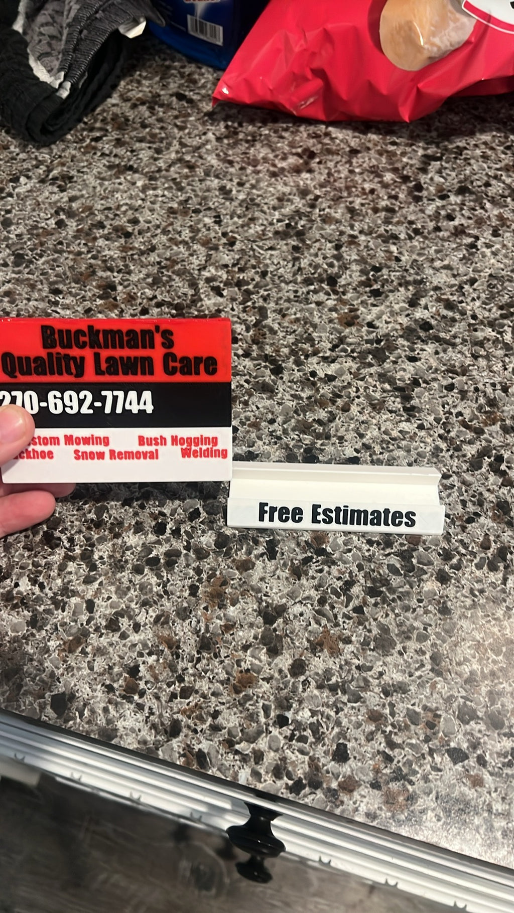 Custom Business Card Holders and Pay Tablets