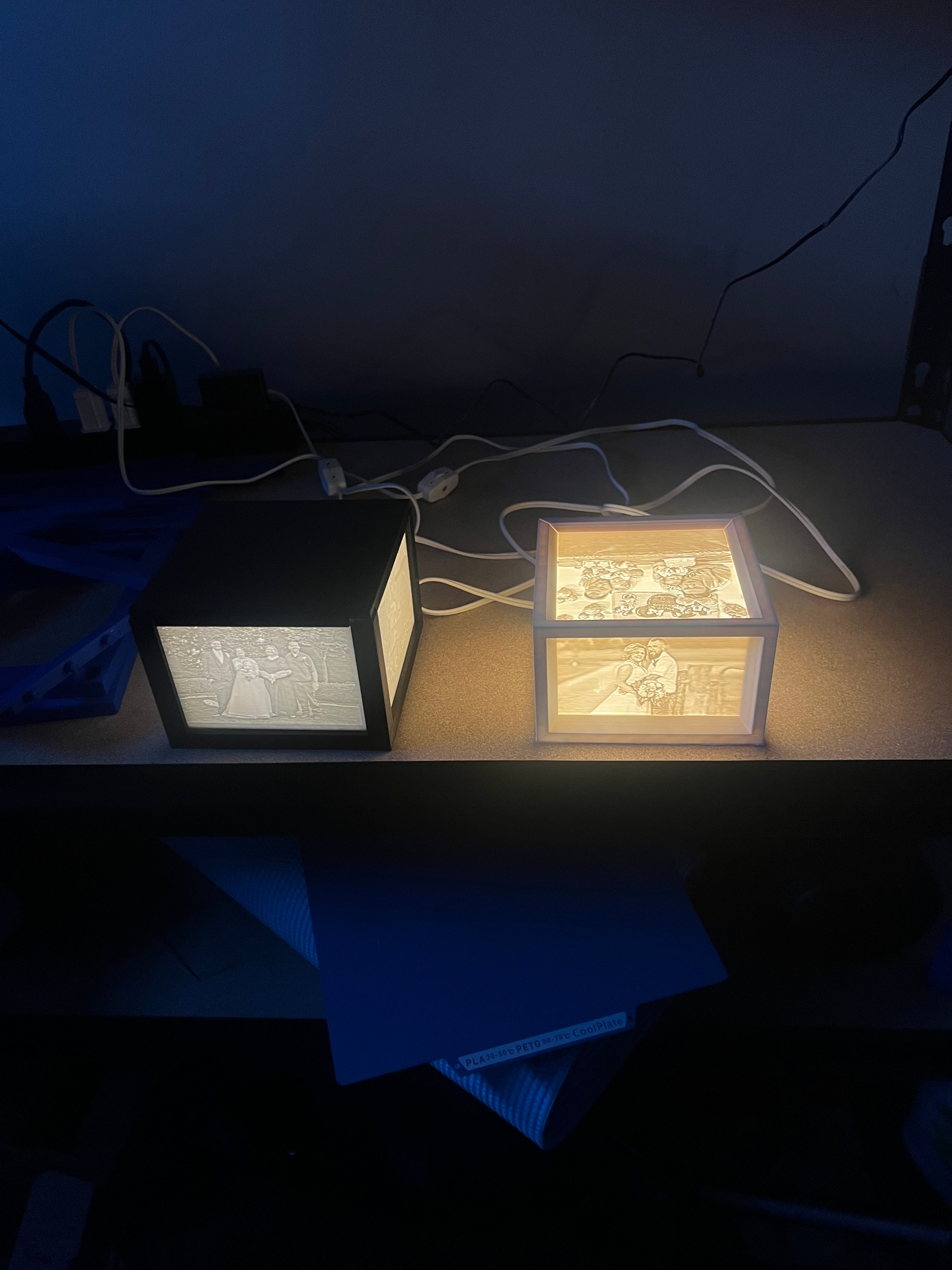 Custom Light-Up Picture Box